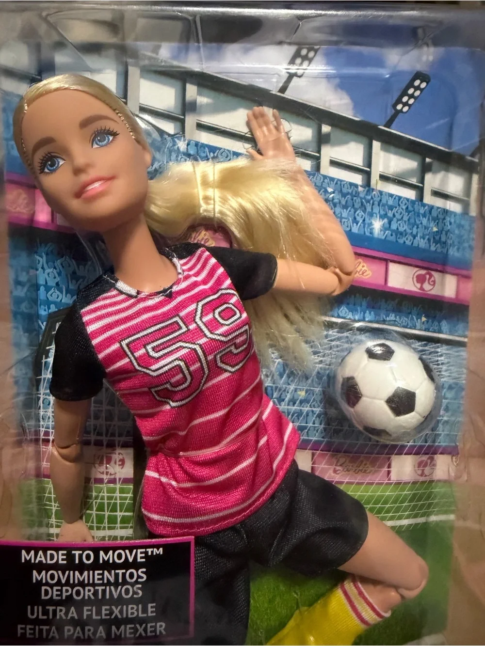 Barbie soccer doll